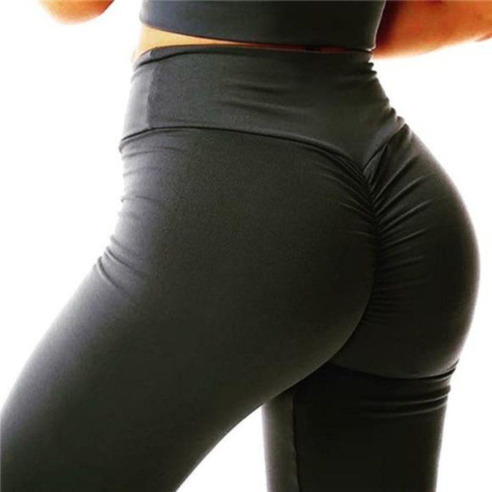 Women Scrunch Butt Leggings High Waisted Yoga Pants - Picture 2 of 4